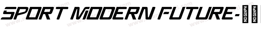 Sport Modern Future字体转换